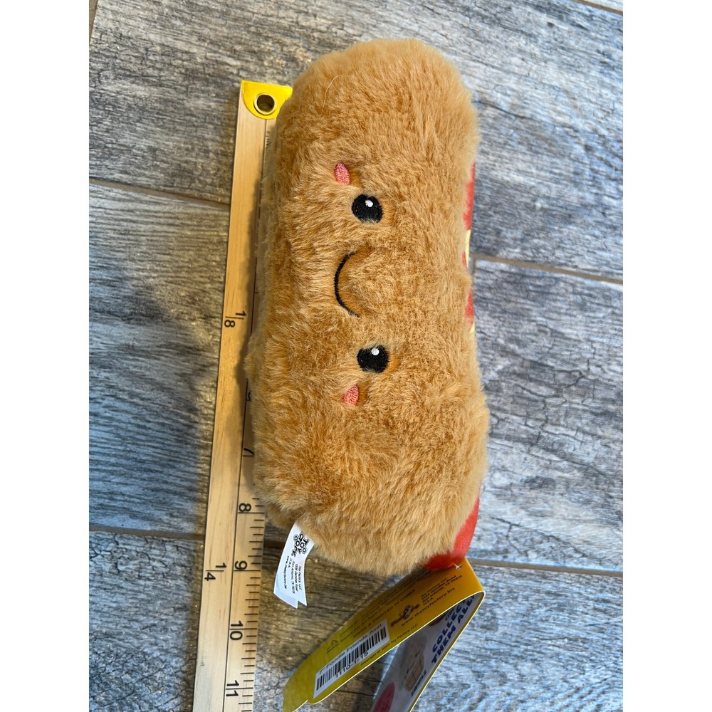 Foodie Friends Hot Diggity Plush Toy Stuffed Animal NWT Dog Picnic 7"  Series 1
